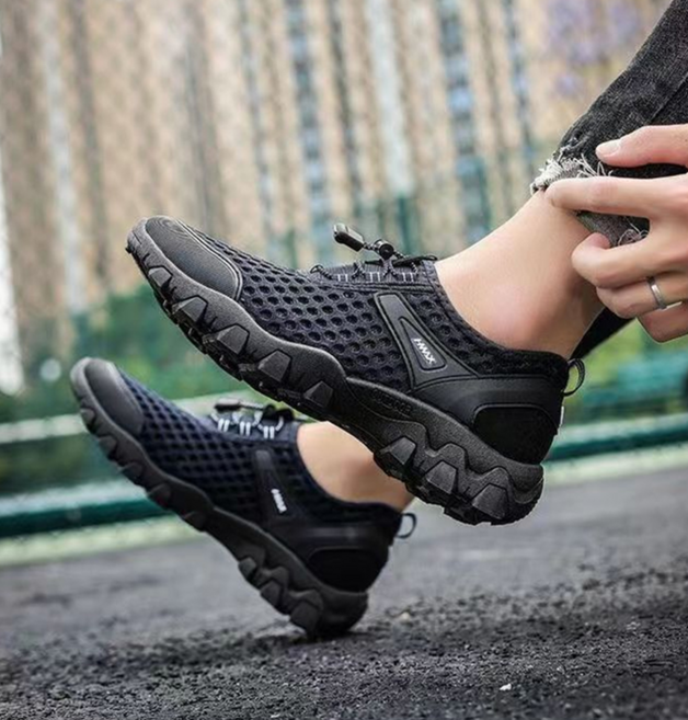 남성 메쉬 여름 등산화 경량 트레킹화