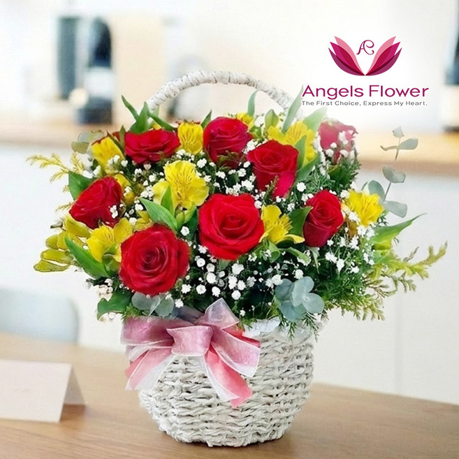 엔젤스플라워 전국 꽃배달서비스 생화 축하 프로포즈 장미바구니 꽃다발 케이크 당일배송 예약일배송
