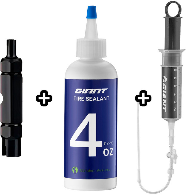 자전거 실란트 체커 3종세트 / 튜블리스 펑크방지 키트, 1개