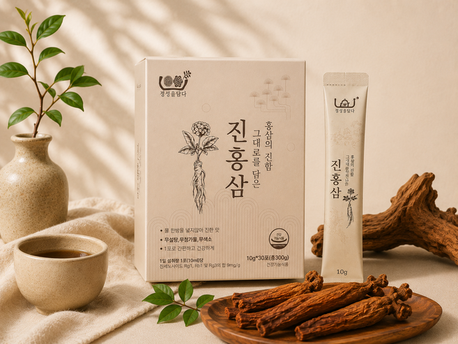 정성을담다 하루한포 짜먹는 6년근 홍삼스틱 피로회복 30포, 1개, 300ml