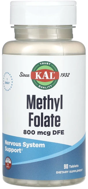 단백질 비타민 철분 마그내슘 칼슘 KAL 메틸 폴레이트 800 mcg 90 태블릿 고루고루섭취해주세요, 1개 - 쿠팡