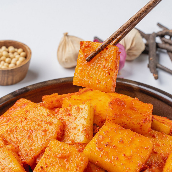 선화식품 더아삭김치 국내산 전라도 석박지 무김치, 3kg, 2개