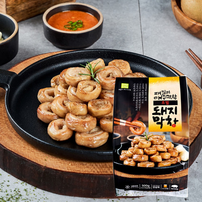 패밀리대구막창 35년전통 잡내없는 초벌 돼지막창 500g(소스포함), 1세트, 1g