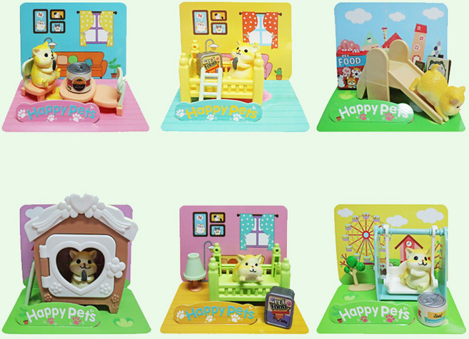 햄토리 하우스 랜덤팩 1탄, 1개, 혼합색상