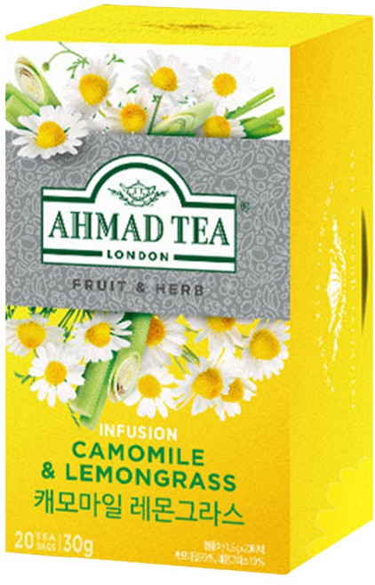 아마드-캐모마일n레몬그라스허브티20T, 1.5g, 20개입, 10개