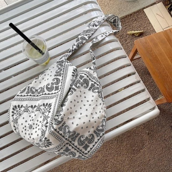 페이즐리 에코백 토트백 숄더백 데일리 여성 면가방