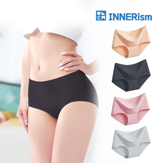 이너리즘 4장세트 프리미엄 심리스 노라인팬티 여자팬티