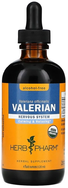Herb Pharm Valerian Alcohol-Free 4 fl oz (120 ml), 118.294 ml, 1개 - 쿠팡