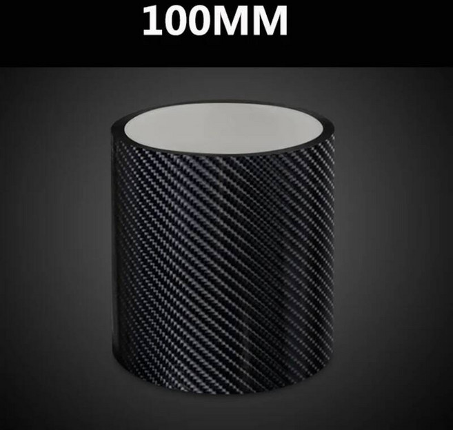 자동차 몰딩 테이프 카본 범퍼 프로텍터 도어 씰 스티커 스크래치 방지 스트립 엣지 보호, 100MM