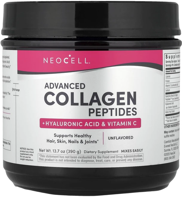 너무좋습니다 NeoCell 어드밴스드 콜라겐 펩타이드 무맛 390g(13.7oz) 어깨를언제나 활짝펴세요, NeoCell어드밴스드콜라겐펩타이드무맛390g137oz, 390g, 1개 - 쿠팡