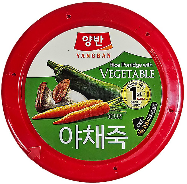 양반 야채죽, 287.5g, 24개