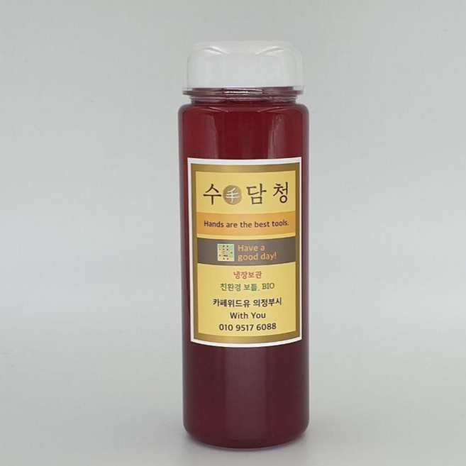수담청-오미자청, 단품, 1개, 500ml, 1개입