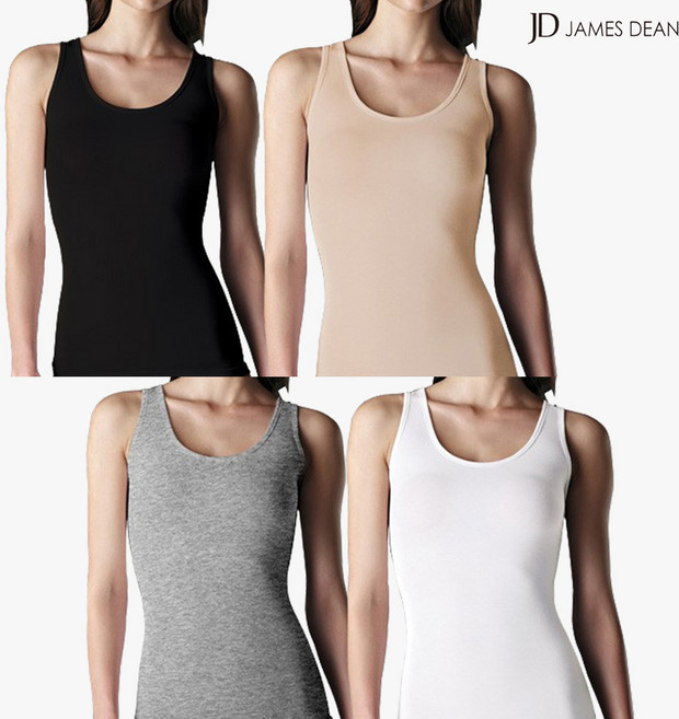 제임스딘런닝 여성런닝 민소매 모달런닝 부드러운 라이오셀 나시