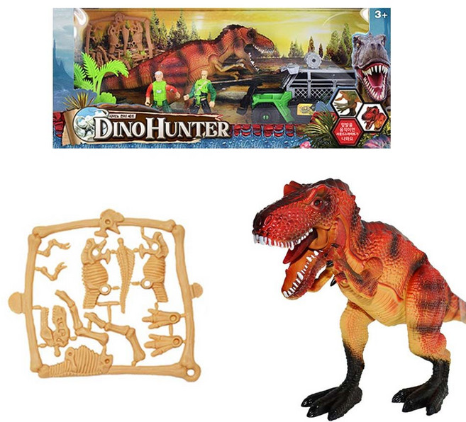 무시 무시한 뉴다이노 공룡 잡기 헌터 세트 장난감 cha*816hL, 1개