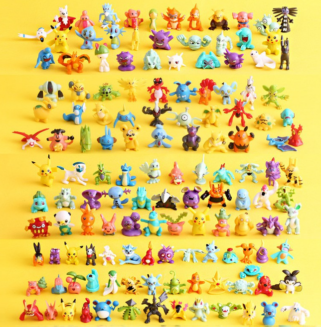 3위 - 포켓몬스터 피규어 장난감 선물 144pcs, 1개