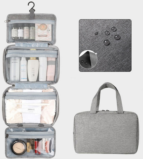 슈비리아 여행용파우치 벽걸이형 세면도구 워시백