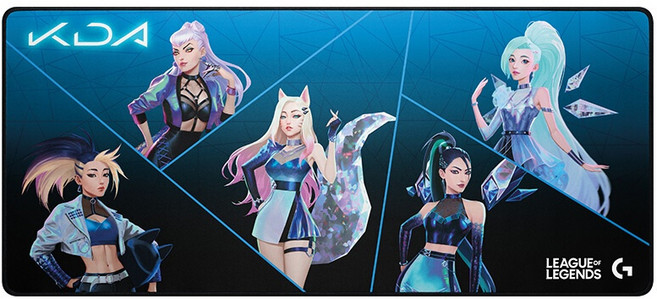 로지텍 KDA 리그 오브 레전드 마우스 장패드, 1개, G840Xl