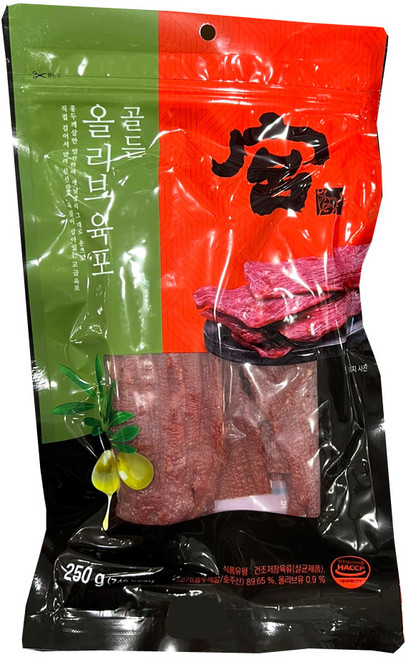 코스트코 궁 골든 올리브 육포 /실온 안주, 궁 쇠고기 육포 280g, 1개