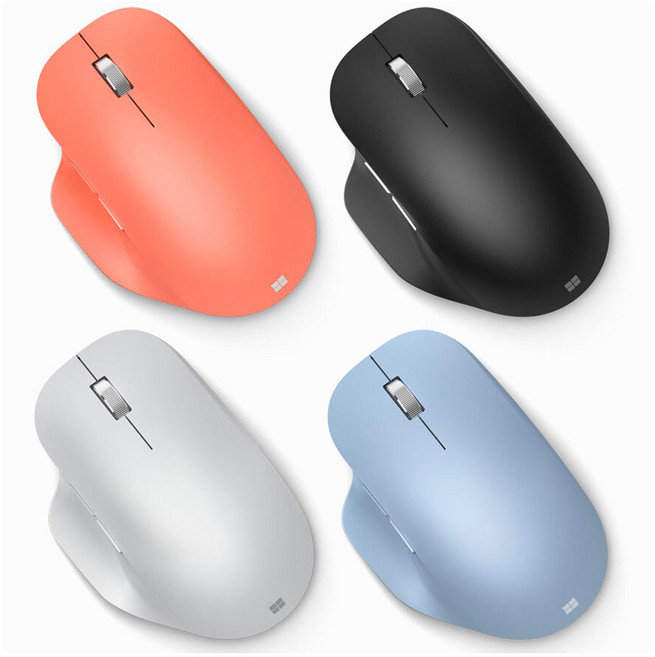 Microsoft 코리아 블루투스 에고노믹 마우스, 222-00061, 파스텔 블루
