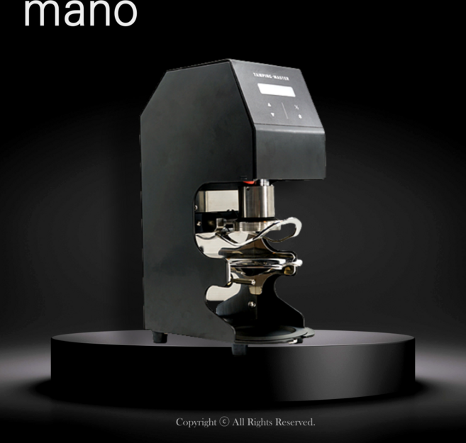 핸들리스 템퍼 자동 오토 탬핑기 커피 탬퍼 MANO 마노, 화이트(템핑지름58mm)