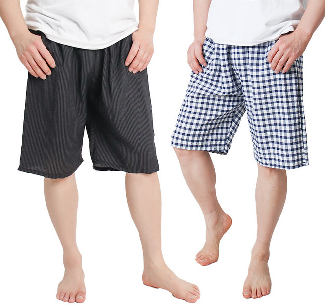 1+1 폭스 풍경인견 5부 잠옷바지 2종 E6 남성용