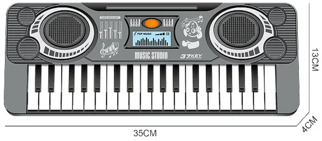 쿠쿠스토어 초보자를위한 휴대 37/1 키 디지털 피아노 키보드 어린이 학습 뮤지컬 장난감 악기 교육 개발, 02 8825-37Keys