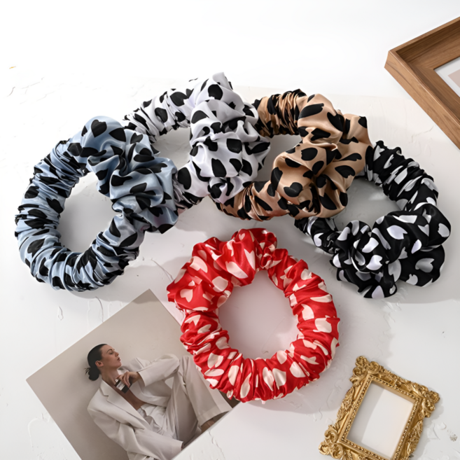 봄별 도트 똥머리 밴드 올림머리 당고머리 로우번