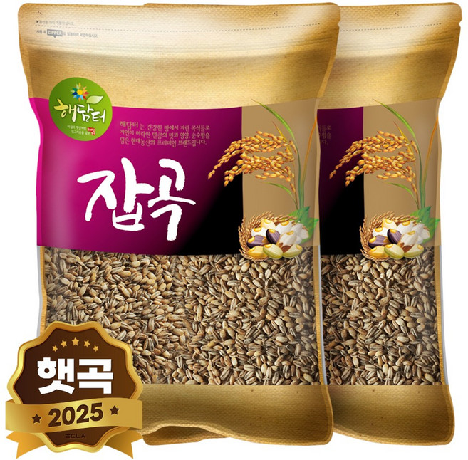 현대농산 국산 흑보리 검정찰보리, 5kg, 2개