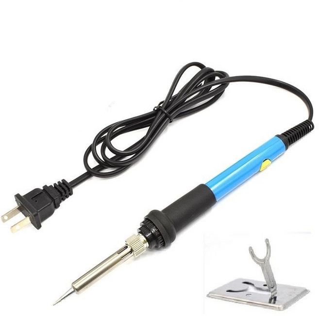 110v 可調溫 電烙鐵 雕刻烙畫筆 焊接工具, 1個, 110v電烙鐵 一支+筆架 不含筆頭