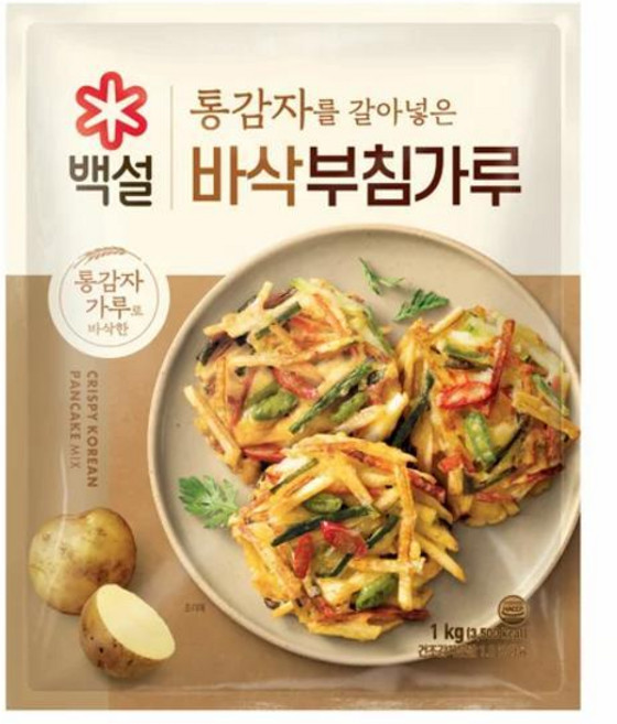 CJ 백설 통감자 바삭부침가루, 1kg, 20개