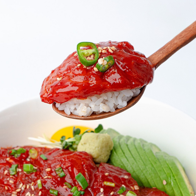 훈훈수산 노르웨이 연어 간장 양념 연어장, 1개, 양념 연어장 300g