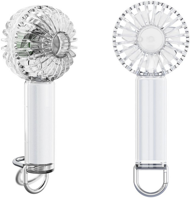 엑스트라 블루스톰 F19 충전식 휴대용 초미니 탁상용 선풍기, TF_화이트