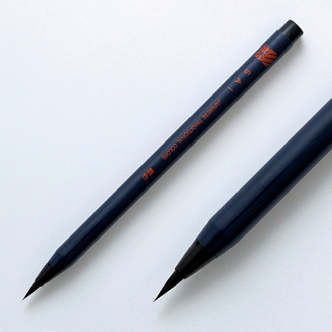 캘리그라피 아카시아 컬러붓펜, CA200-12 검정색, 낱자루