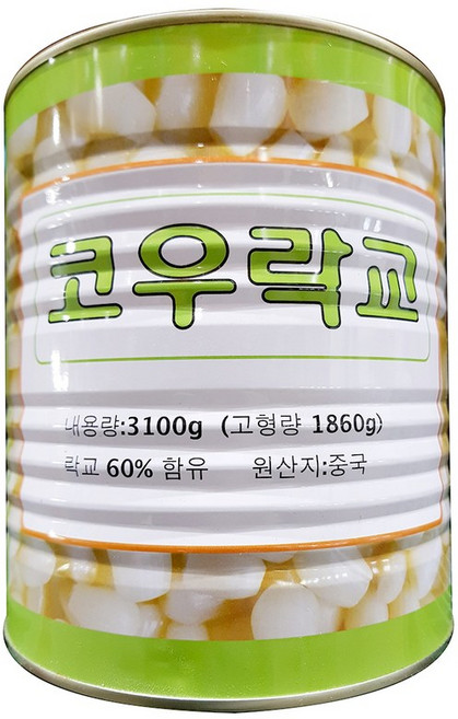 코우 [LIUYANG HUAYUN INDUSTRIAL CO.LTD] 락교 (코우 3S 3K), 1개, 3kg