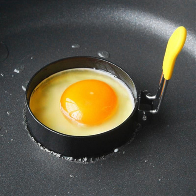 오믈렛 몰드 계란찜 주먹밥 머핀 햄버거 패티 틀 논스틱 모형 오므라이스 링, K. 직경 10CM 2개