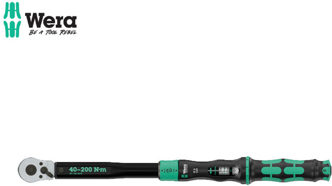 Wera 베라 클릭 토크 렌치 1/2 잠금 40-200Nm C3 075695, 1개