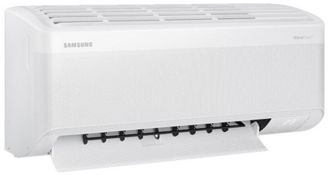 삼성전자 인버터 24.4㎡(7.4평) BESPOKE 무풍 벽걸이 에어컨 메탈그레이 방문설치, AR07B9350MAT, 일반 배관형