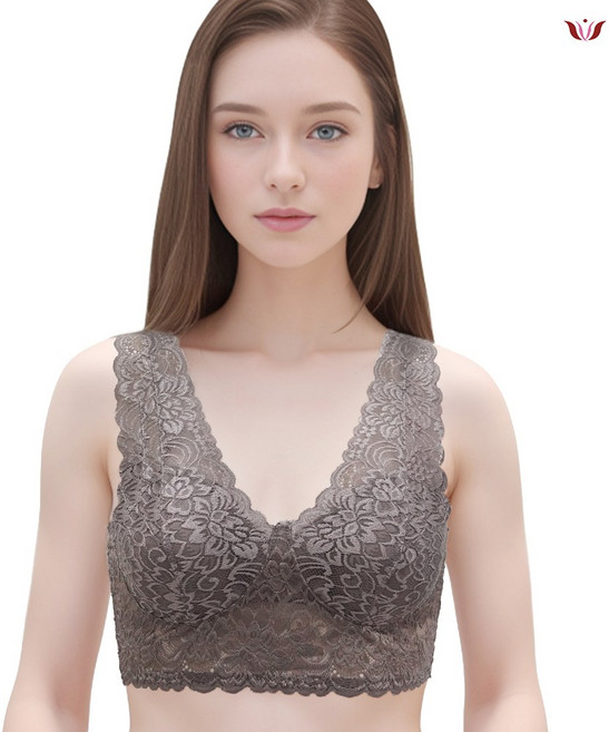 리베앙 국산 레이스 노와이어 브래지어 빅사이즈 브라탑 브라렛 런닝형 1105