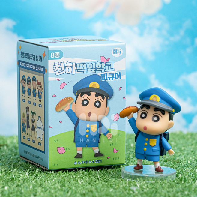 포카모리 짱구 수수께끼 천하 떡잎학교 랜덤 피규어(1개 랜덤발송), 1개