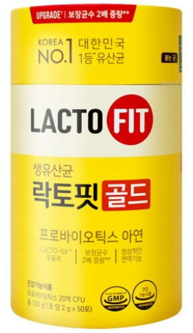종근당건강 락토핏 생유산균 골드, 100g, 12개