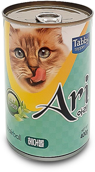 테비토퍼 아리캔 고양이간식, 헤어볼, 400g, 1개