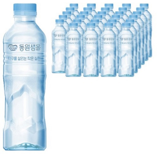 동원샘물 무라벨, 500ml, 40개