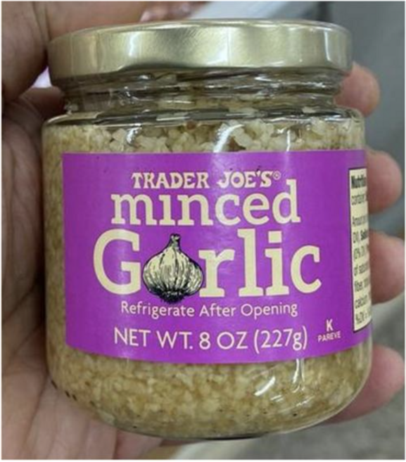 트레이더조 다진 마늘 Minced Garlic 227g 2개