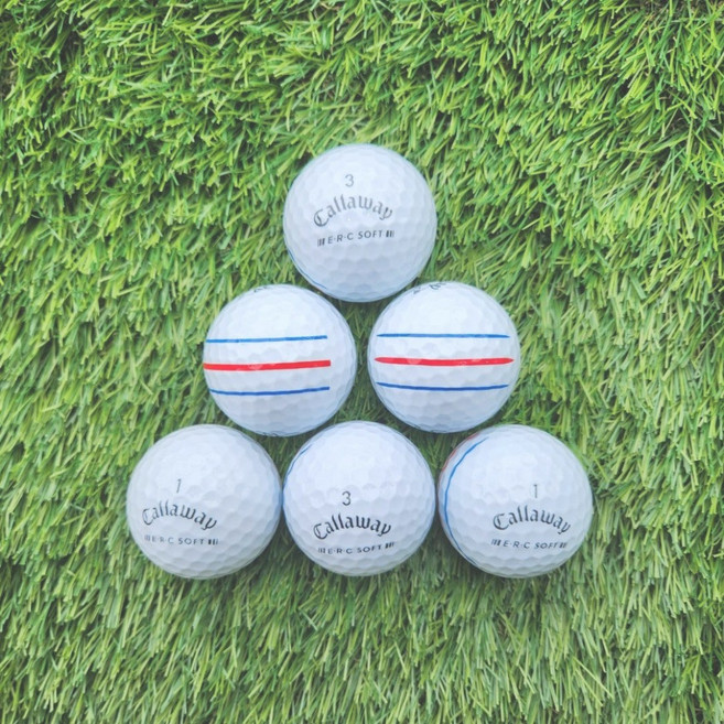 [프리미엄로스트볼] 캘러웨이 트리플트랙 S~A+급 최상급 정품 로스트볼 30개 세트!, 1개입