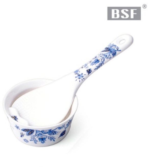 BSF백산 환타지아 도자기주걱받침, 1개