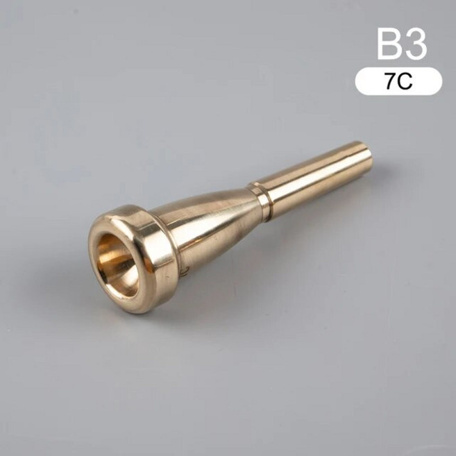 바흐 초보자용 전문 마우스피스 뮤지컬 부품 손가락 연습기 Meg 3c 5c 7c 사이즈 1PC, [04] Gold3C, 1개