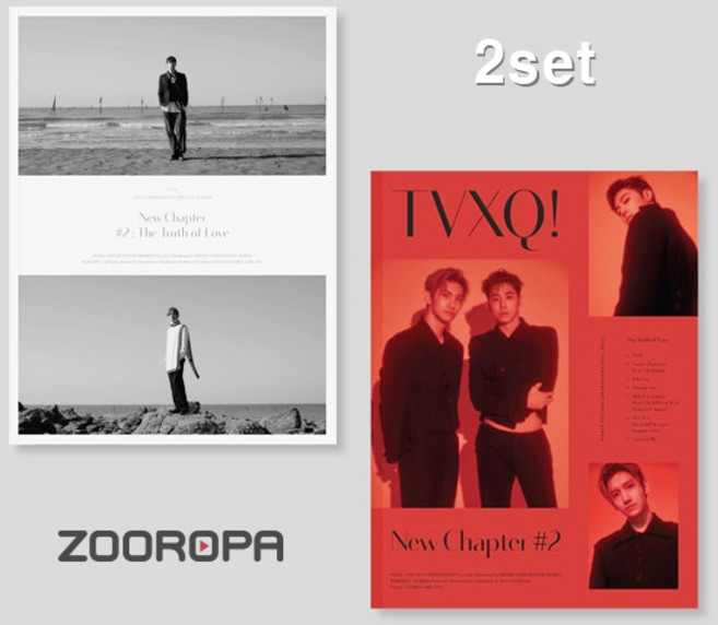 [2종세트] 동방신기 TVXQ! 데뷔 15주년 기념 스페셜 앨범 New Chapter #2: The Truth of Love