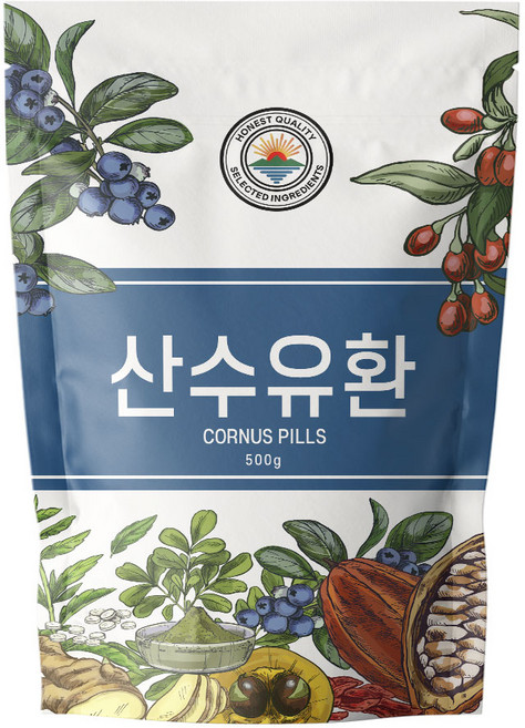 해나식품 국산 산수유환, 500g, 1개