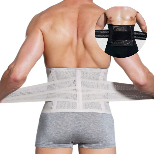 남성용 보정 복대 코르셋 허리 지지 뱃살 옆구리 압박 벨크로 보정벨트