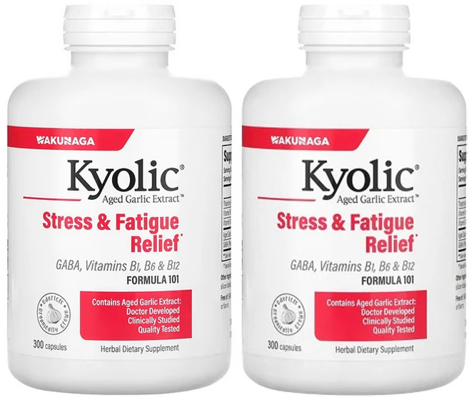 쿄릭 숙성 마늘 추출물 스트레스 및 피로 완화 포뮬라 101, 2팩, 300정 - 쿠팡